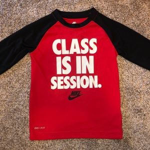 Nike Size 5 Dri-Fit Long Sleeve Shirt